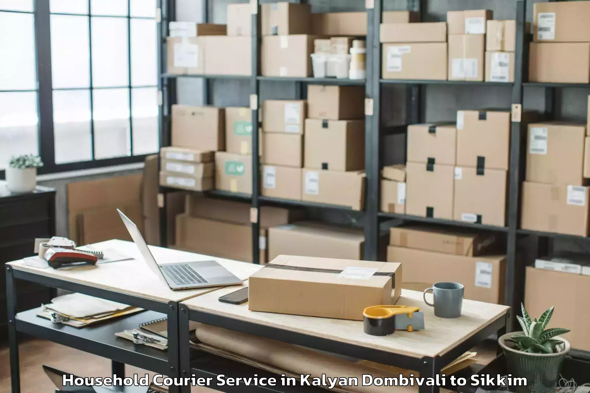 Affordable Kalyan Dombivali to Gyalshing Household Courier